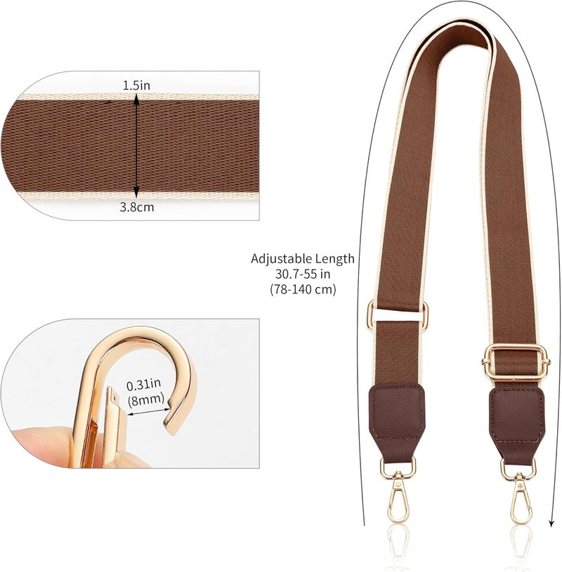 Hamdecro Store Purse Straps Replacement Crossbody, Universal Wide Shoulder Strap for Bags Adjustable Straps for Handbags - Image 5